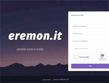 Tablet Screenshot of eremon.it